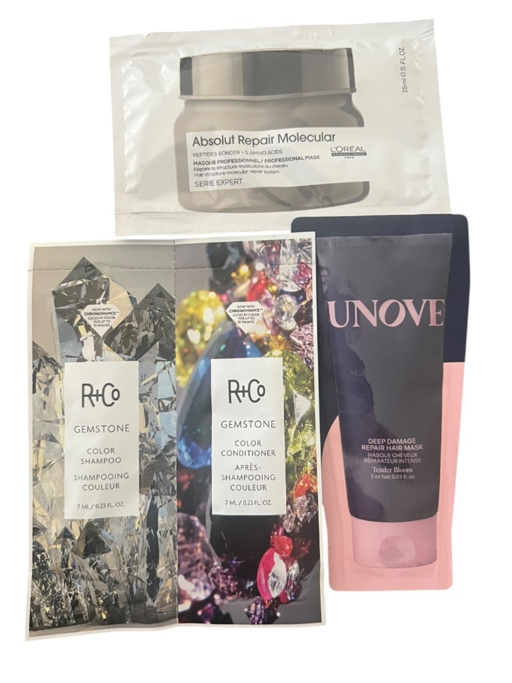 Luxury Haircare Bundle K18 Olaplex Briogeo UNOVE R+Co + Scrunchie NWT - Picture 5 of 6